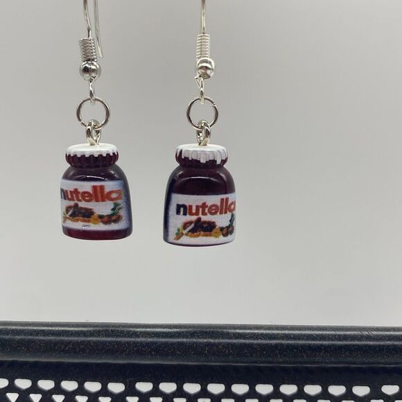 ✨🆕✨Novelty : Banana 🍌 Avocado 🥑 Lays, Cheetos Nutella 3 Dimensional Earrings✨ - Picture 6 of 16